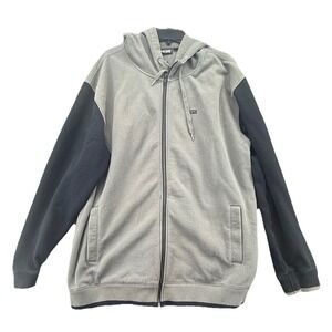 Vans Off The Wall Full Zip Up‎ Hooded Sweatshirt  Men's Gray 2XL
